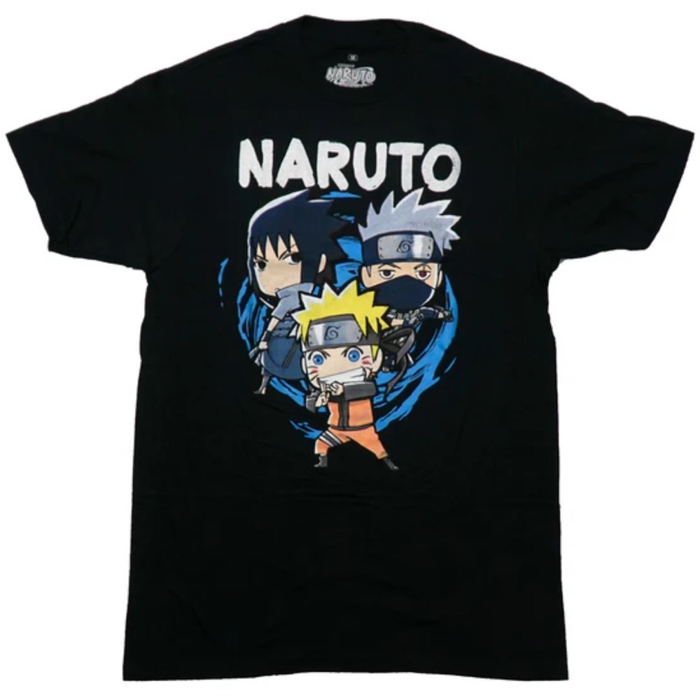Ripple Junction Naruto Kids Black Tee